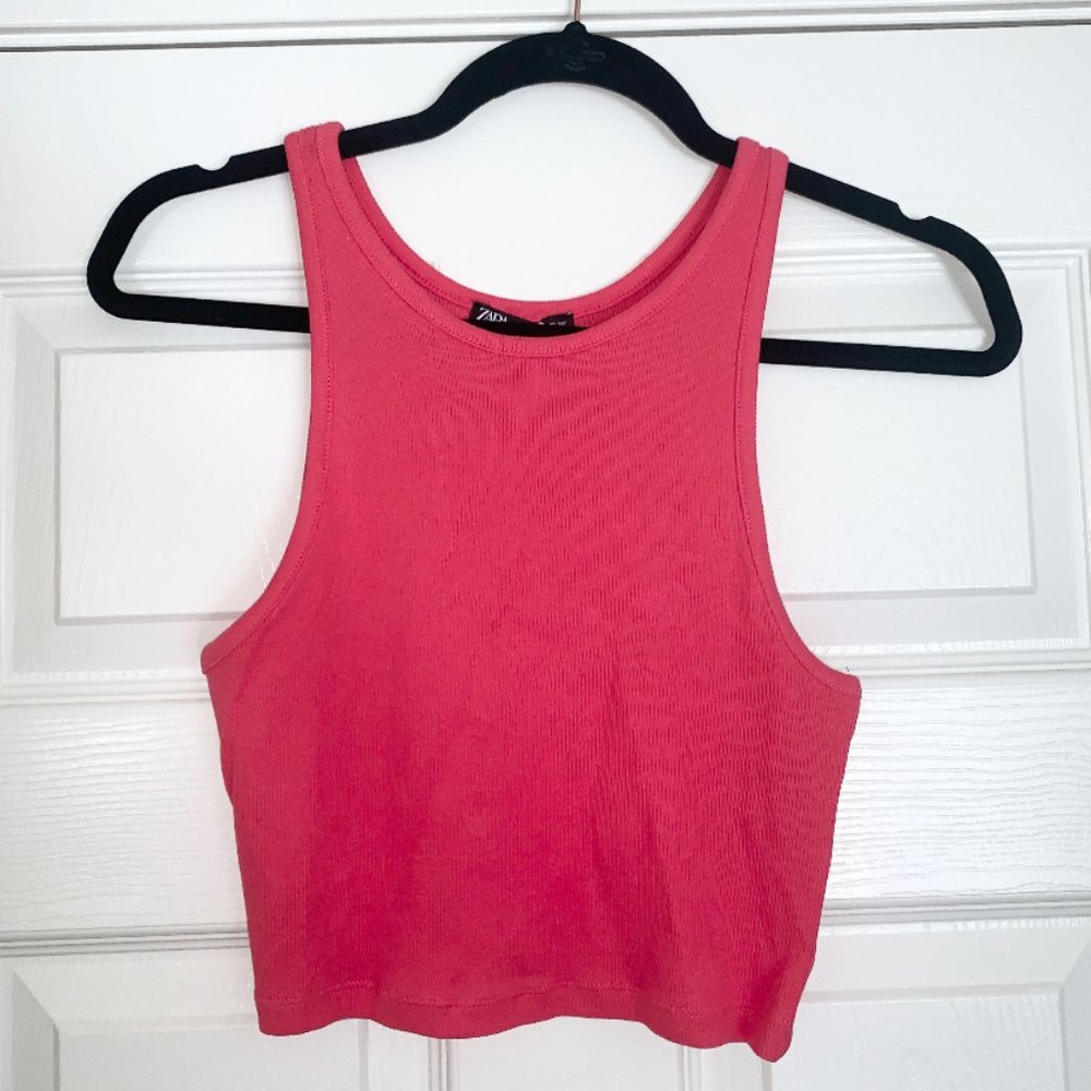 HOT PINK ZARA TANK TOP